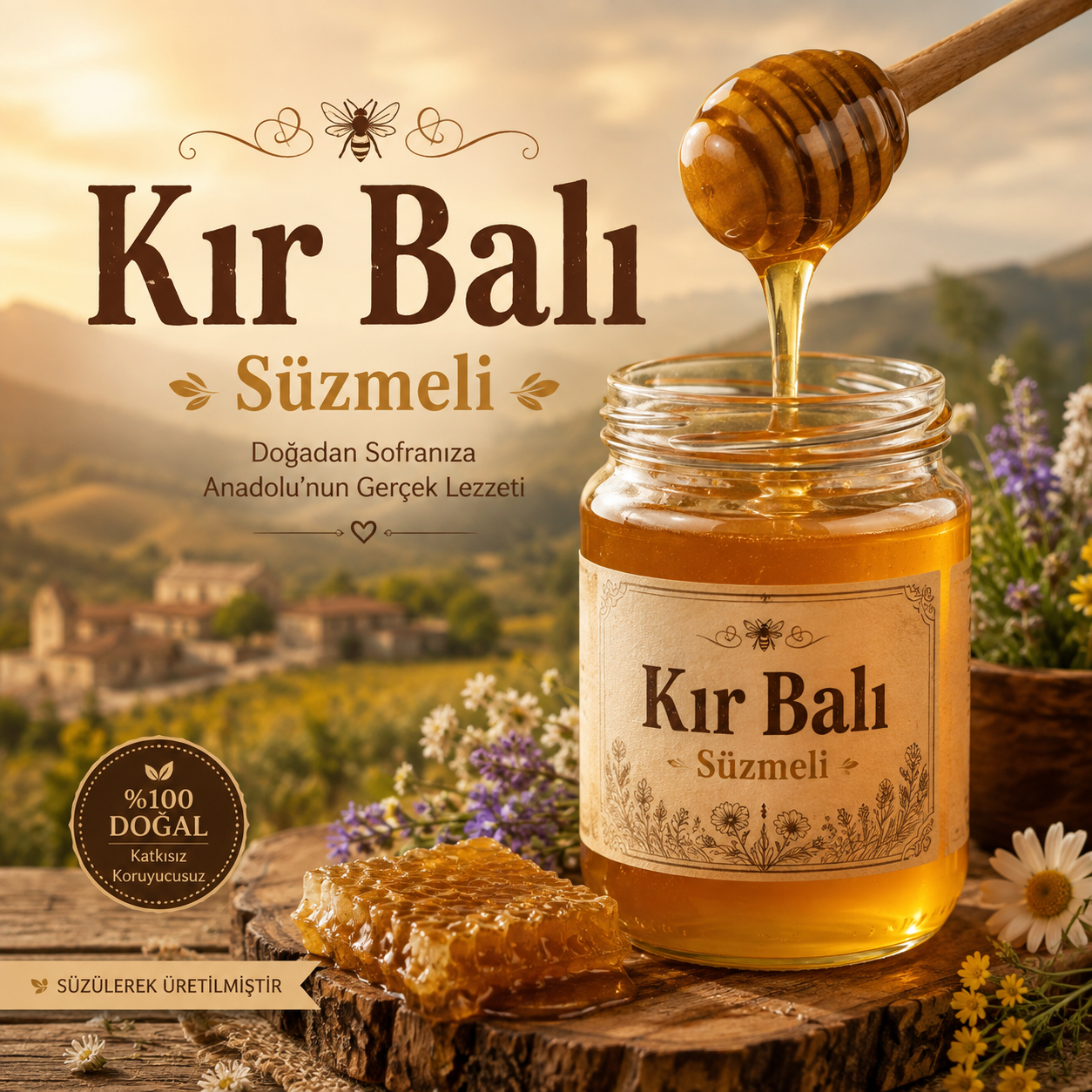 Kır Balı Süzme